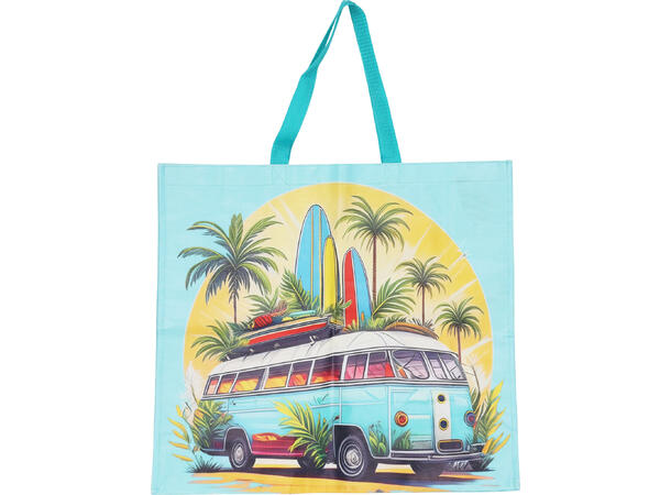 Bag handlebag Retro 49x45x16,5cm 3ass PP Materiale. Leveres 24 stk assortert 