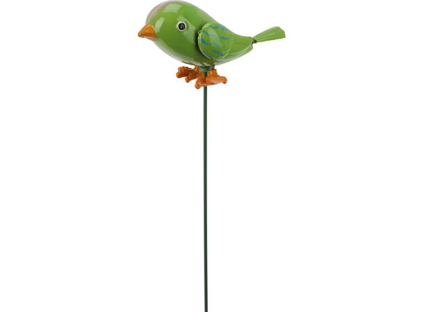 Blomsterpinne fugler PP 66cm 8ass Selges kun forpakning 40ass 
