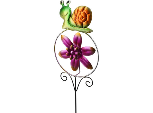 Blomsterpinne vindmølle metall 60cm 6ass Forpakning: 24stk 