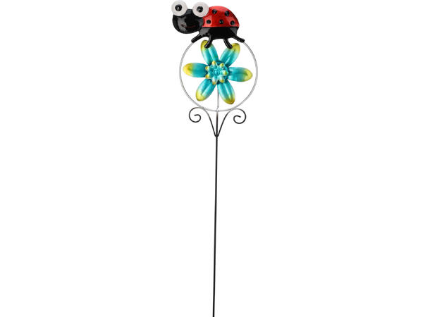 Blomsterpinne vindmølle metall 60cm 6ass Forpakning: 24stk 