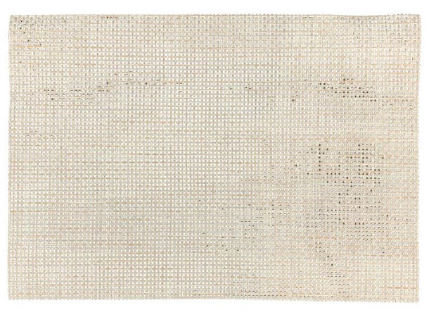 Bordbrikke beige utstanset PVC 43x30cm 