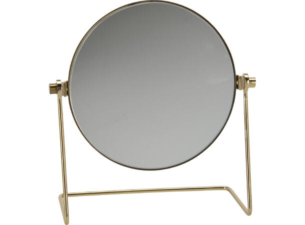 Bordspeil metall/glass gull 21x18x8cm Vekt 325gram 