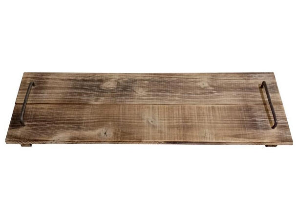 Brett Lysfat trefat/metall 65x20,5x7cm 