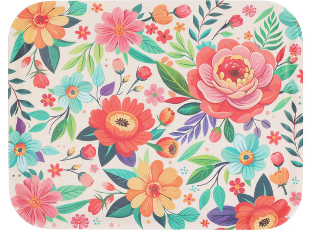 Brett melamin Flower Power 36,5x28,5cm 