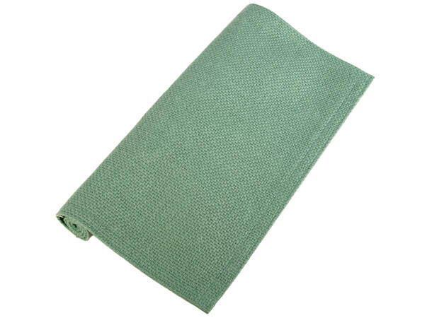 Brikke vevd ensfarget lys grønn 33x45cm 