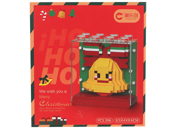 Byggesett Jul mini klosser kube 6ass Ferdig bygd 8,5x4x8,6cm Fra 14 år 