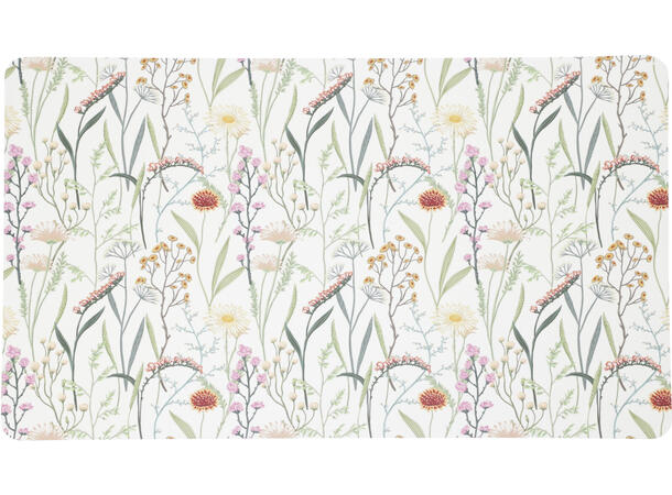 Dekkebrikke blomstret 43x29cm 3ass 