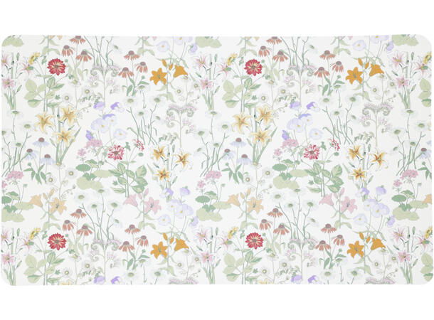 Dekkebrikke blomstret 43x29cm 3ass 