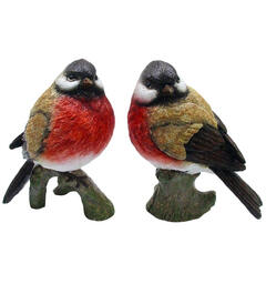 Dompapp m/gren polyresin 13x8x14,5cm 2as Forpk 6stk