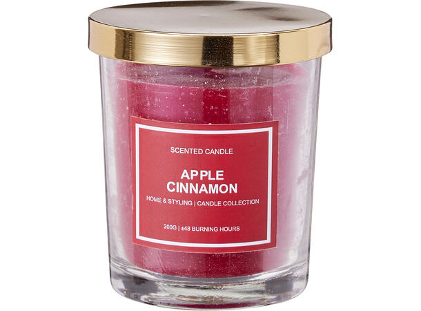 Duftlys Rød Grønn Hvit 8x9,5cm 3ass Brenntid 28t 