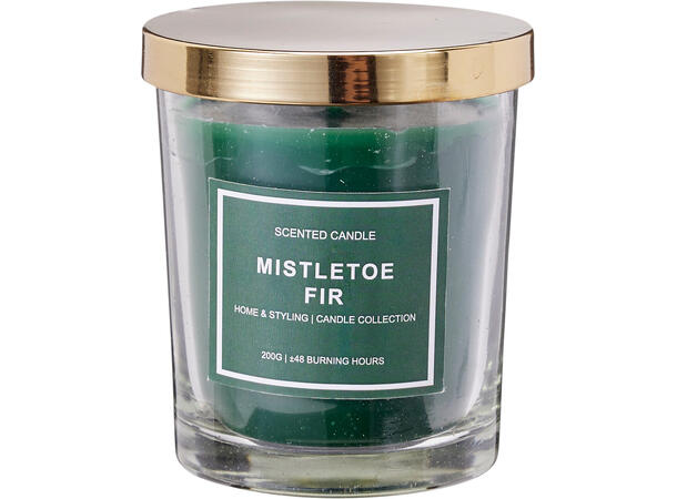 Duftlys Rød Grønn Hvit 8x9,5cm 3ass Brenntid 28t 