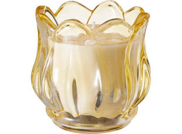 Duftlys i glass 8cm 3ass Glass 