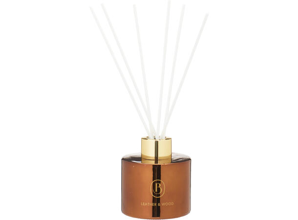 Duftolje 100ml brunt glass 7x7,5cm 2ass 
