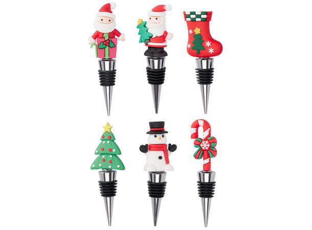 Flaskekork julefigurer 12cm 6ass Forpk 12stk Vekt 31gr 