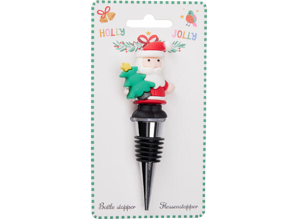 Flaskekork julefigurer 12cm 6ass Forpk 12stk Vekt 31gr 