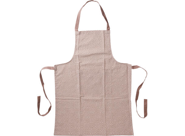 Forkle mønstret bomull 84x60cm 3ass Justerbar passform 