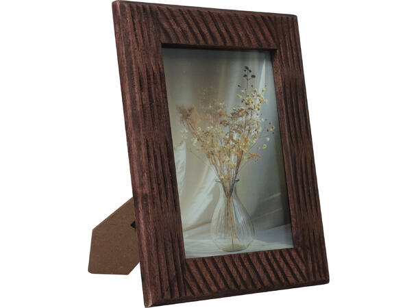 Fotoramme brun mangotre Foto15x20cm 3ass Selges i forpk: 9st Yttermål:21,5x27,5cm 