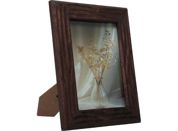 Fotoramme brun mangotre Foto15x20cm 3ass Selges i forpk: 9st Yttermål:21,5x27,5cm 
