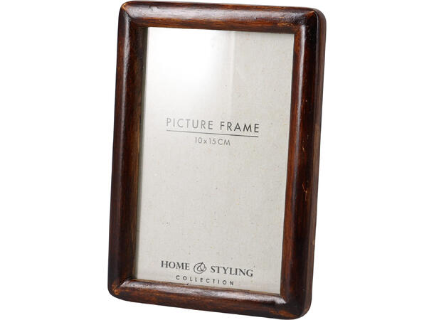 Fotoramme mørk mangotre 12,5x17,5cm Bilde: 10x15cm 