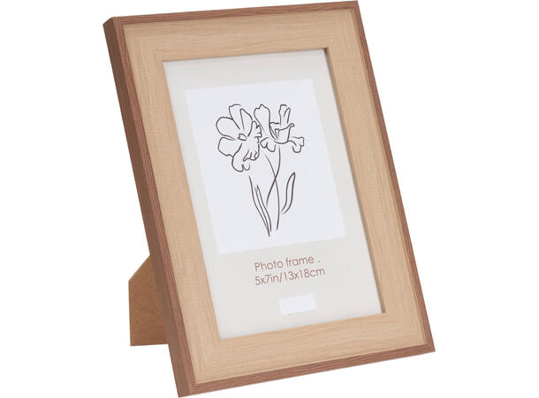 Fotoramme trelook m/glass 13x18cm 3ass Forpk 24stk Ramme av PS 