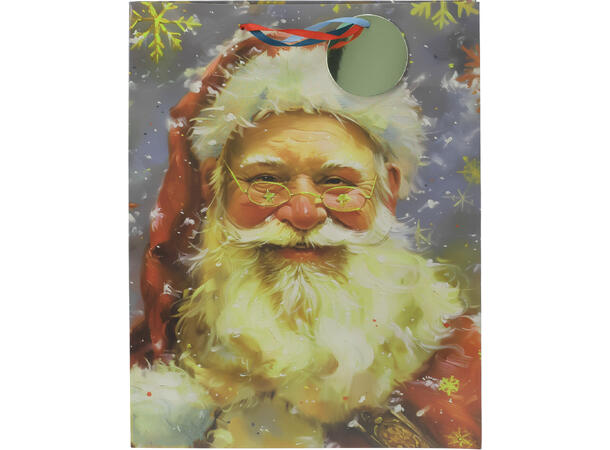 Gavepose Jul nisse/dyr  32x23x10cm 4ass 