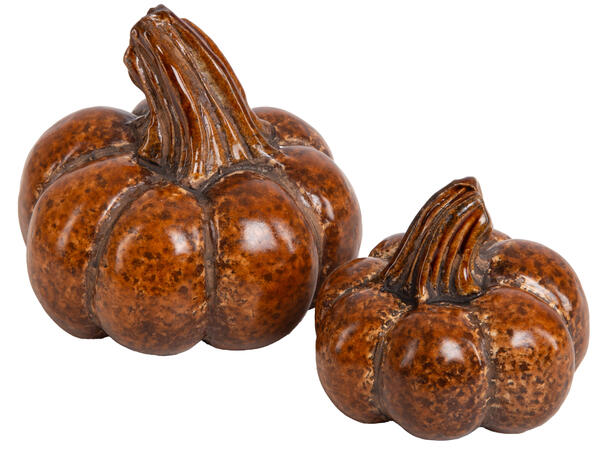 Gresskar dekor amber keramikk 9,8x9cm 