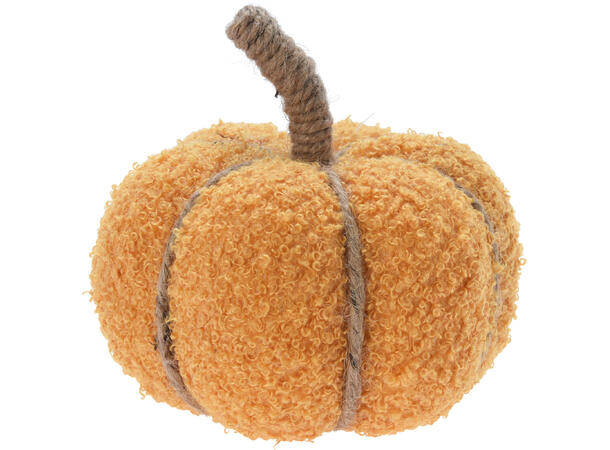 Gresskar dekor tekstil 13x13x12cm 3ass Materiale: Polyester, skum og jute 