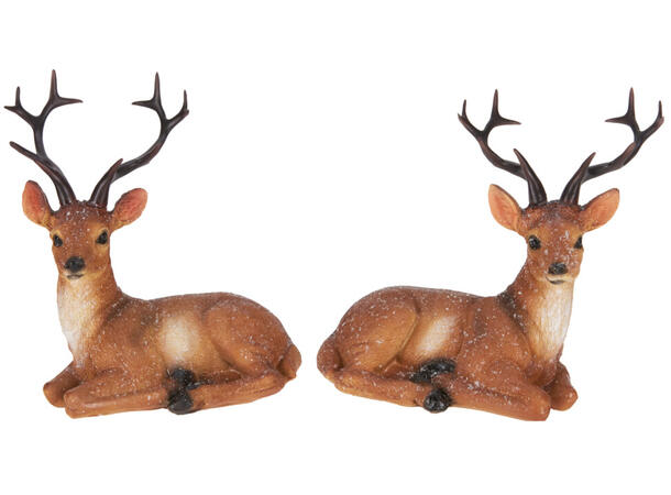 Hjort polyresin 14,5cm 2ass Vekt: 150 gram 