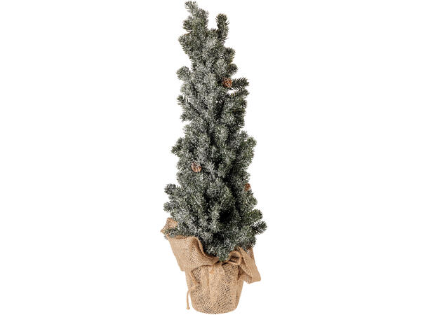 Juletre i potte m/jute 65cm 3ass 