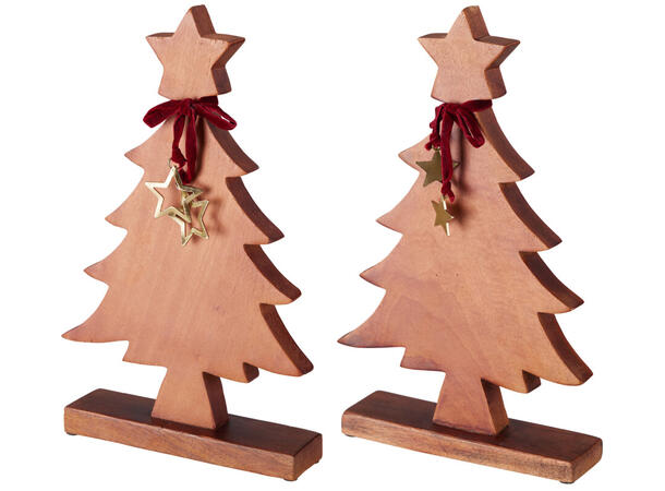 Juletre mørk mango m/stjerne 50cm 2ass 