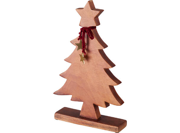 Juletre mørk mango m/stjerne 50cm 2ass 