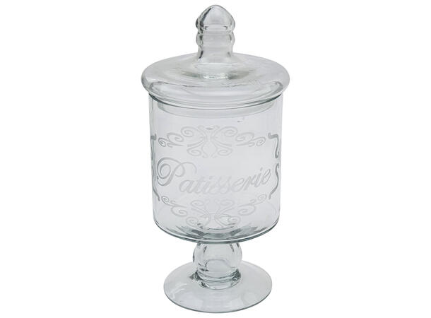 Krukke mønstret resirkulert 10x23 cm Volum:0,9 liter 