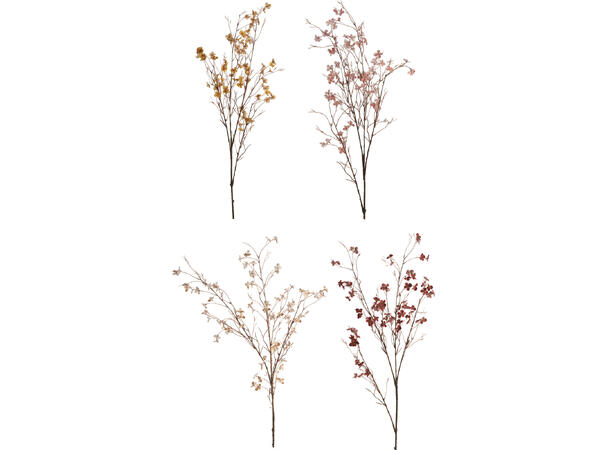 Kvist m/små blomster 126cm 4ass 