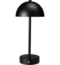 Lampe kuppel LED sort 14x31cm Metall. USB-C