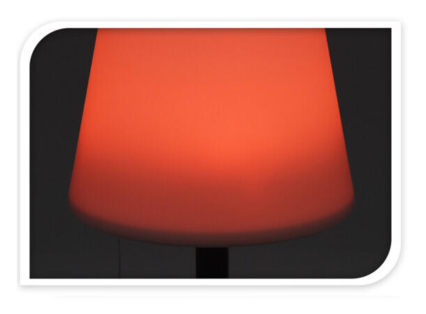 Lampe utendørs metall/PP 16,5x30cm Vekt:650gram IP44 USB Oppladbar LED 