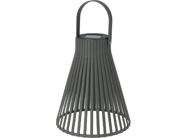 Lykt Solar beige,brun,grønn 20x24cm 3ass Batteri inkludert 