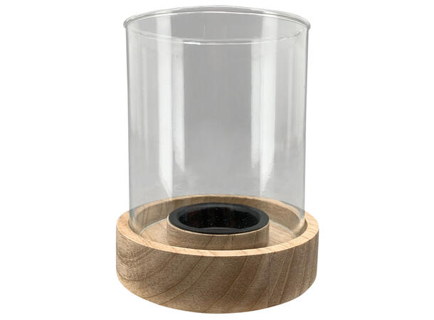 Lysglass til telys mango/glass 10x11cm Forpakning: 4 stk 