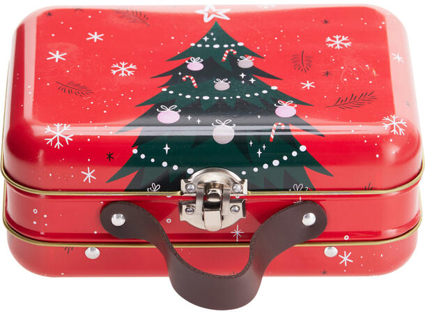 Metallboks Jul koffert 17x12x7cm 4ass 
