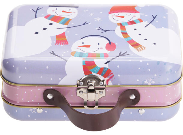 Metallboks Jul koffert 17x12x7cm 4ass 