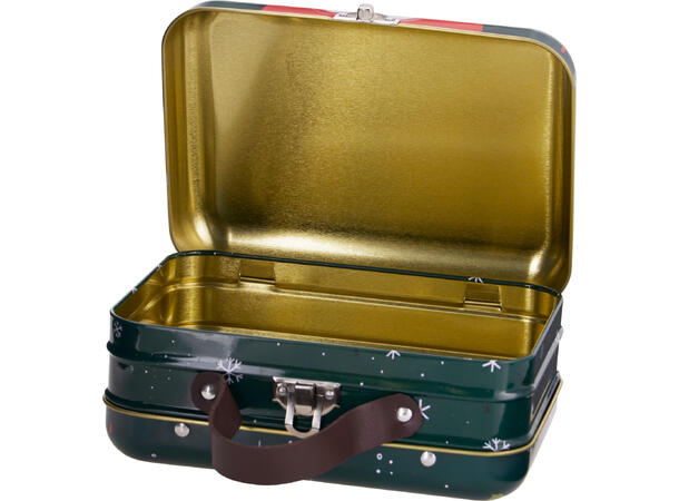 Metallboks Jul koffert 17x12x7cm 4ass 