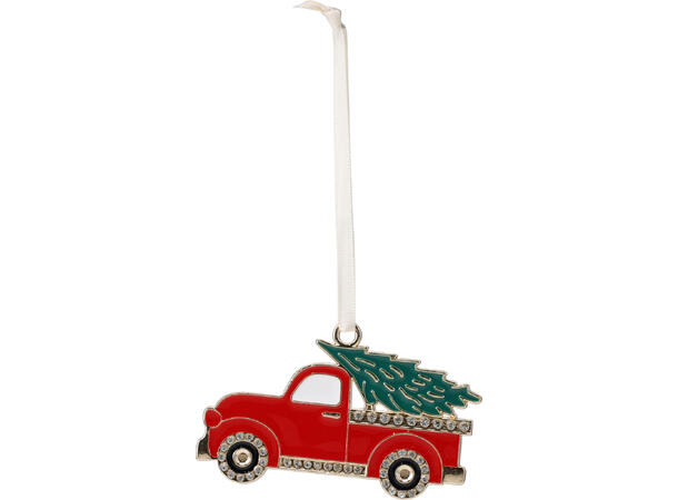 Metalldekor juledesign m/bånd 4ass Display 24stk 