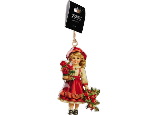 Metallfigur ass julefigurer ca10cm 8ass Display med 72stk 