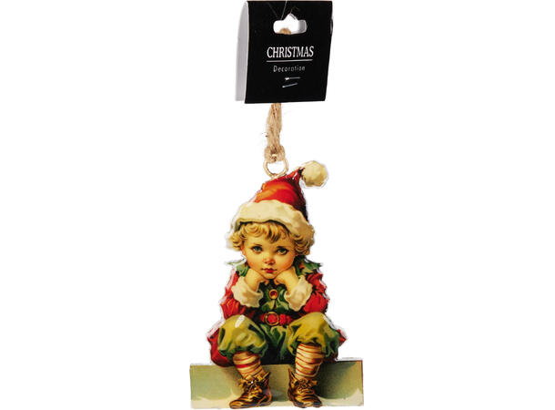 Metallfigur ass julefigurer ca10cm 8ass Display med 72stk 