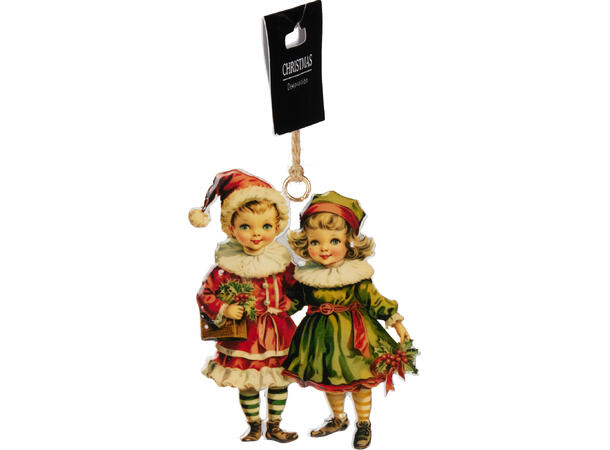 Metallfigur ass julefigurer ca10cm 8ass Display med 72stk 