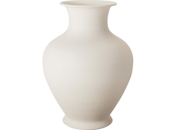 Metallvase sink offwhite 31cm Forpk 6stk 
