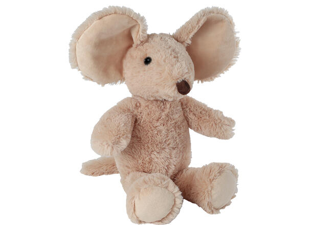 Mus brunlig plysj Take Me Home 33/50cm 