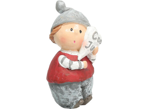 Nissebarn God Jul h:8cm 4ass Display 12stk 