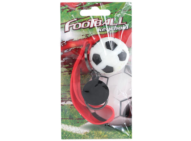 Nøkkelring Fotball 10cm 3ass Forpk 24stk Blisterpakket 