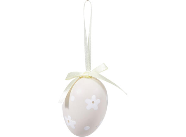 Påskeegg naturfarger 6cm 12stk Polystyren 