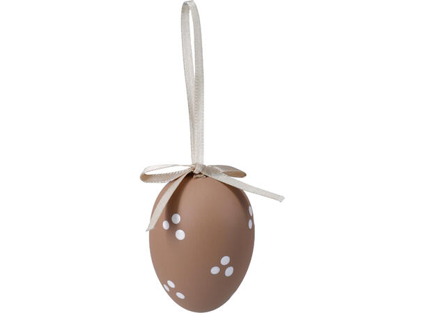 Påskeegg naturfarger 6cm 12stk Polystyren 